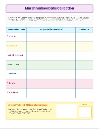 Lucky Charms Sorting Recording Sheet