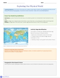 Exploring Global Geography: Mapping Our World
