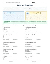 Learning the Difference: Fact vs Opinion