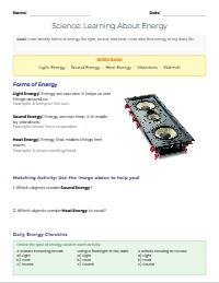 Science Exploration: Energy, Forces, and Earth
