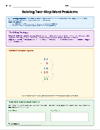 Two-Step Word Problem Toolkit