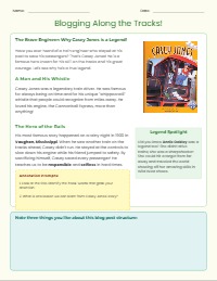 Analyzing and Creating American Fable Blogs