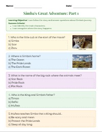 The Lion King Movie Companion Guide