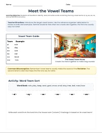 Mastering Long Vowel Team Phonics