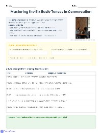 B2 Tense Mastery Speaking Kit