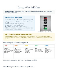 Low-Energy Self-Care Menu