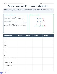 Componentes y Traducción Algebraica