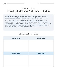 Exploring Youth Culture Myths and Truths