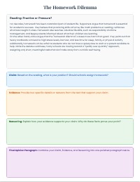 Mastering CER Opinion Writing Through Passages