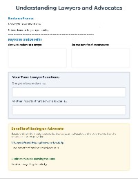 Legal Support and Representation