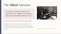 Introduction to Character through Dialogue