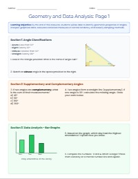7th Grade Math Preparation Study Guide