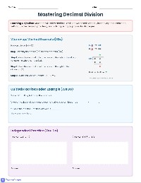 Decimal Division Word Problems