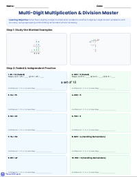 Mastering Multi-Digit Multiplication and Division
