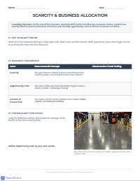 Scarcity Scenario Analysis