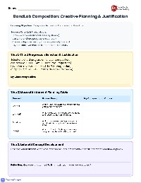 BandLab Composition Planning Worksheet