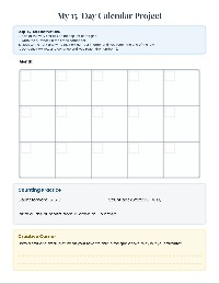 15-Day Calendar Creator
