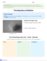 Defining Matter Routine
