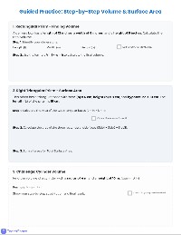 Rectangular Prism Volume and Surface Area
