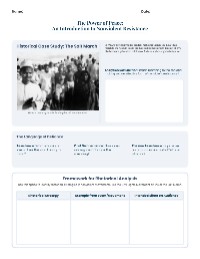Understanding Nonviolent Resistance through Historical and Contemporary Movements