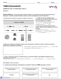 Spanish | Add scaffolds and sentence frames to support 8th grade students