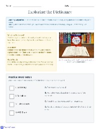 Dictionary Detective