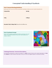 Unit 1: Foundations of 3D Design Vocabulary Pack