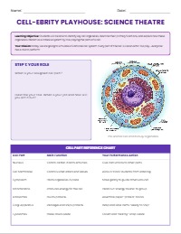 Cell-Ebrity Playhouse: Interactive Cell Theater Guide