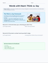 Learning the Power of Kind Words
