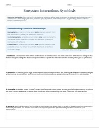Exploring Interactions Within Living Ecosystems