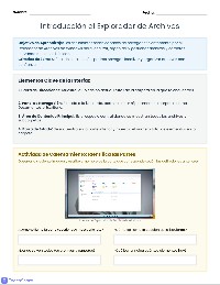 Navegación del Explorador de Archivos