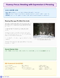 Reading Fluency Practice