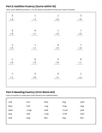JM's IEP Progress Monitoring Assessment