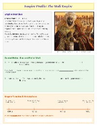 Compare and Contrast Empires