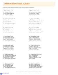 Spanish 1: Colors, Numbers, and Time Assessment