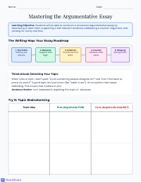 Mastering the Art of Argumentative Writing