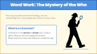 Finding the 'Who' in a Sentence