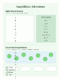 Amphibians and Math Activities