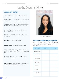Understanding Medical Vocabulary