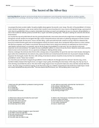 Reading Comprehension and Inference Worksheet