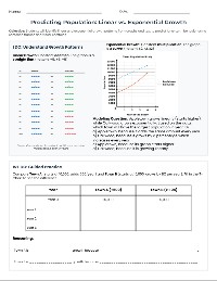 A1 DA 3 Q#14 Comparing Linear vs Exponential Growth