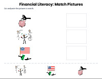 can you create coloring pages from these pictures? large coloring image, the matching vocabulary in tracing font, the definition on the bottom