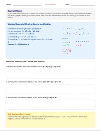 Quick Check: Circle Components