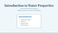 Introduction to Water Properties