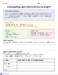 Flashlight Distance and Brightness Lab