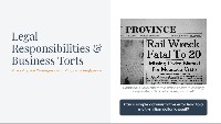 Legal Responsibilities and Business Torts