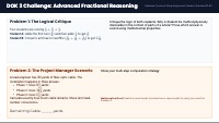 these are for gifted and talented students - explain thinking and common misconceptions etc and real world connections