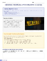 Crime Scene Investigators