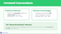 Foundational Percentage Concepts