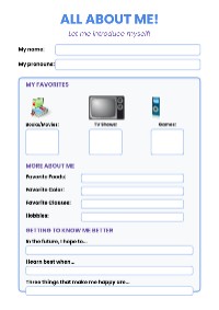 Personal Introduction Template